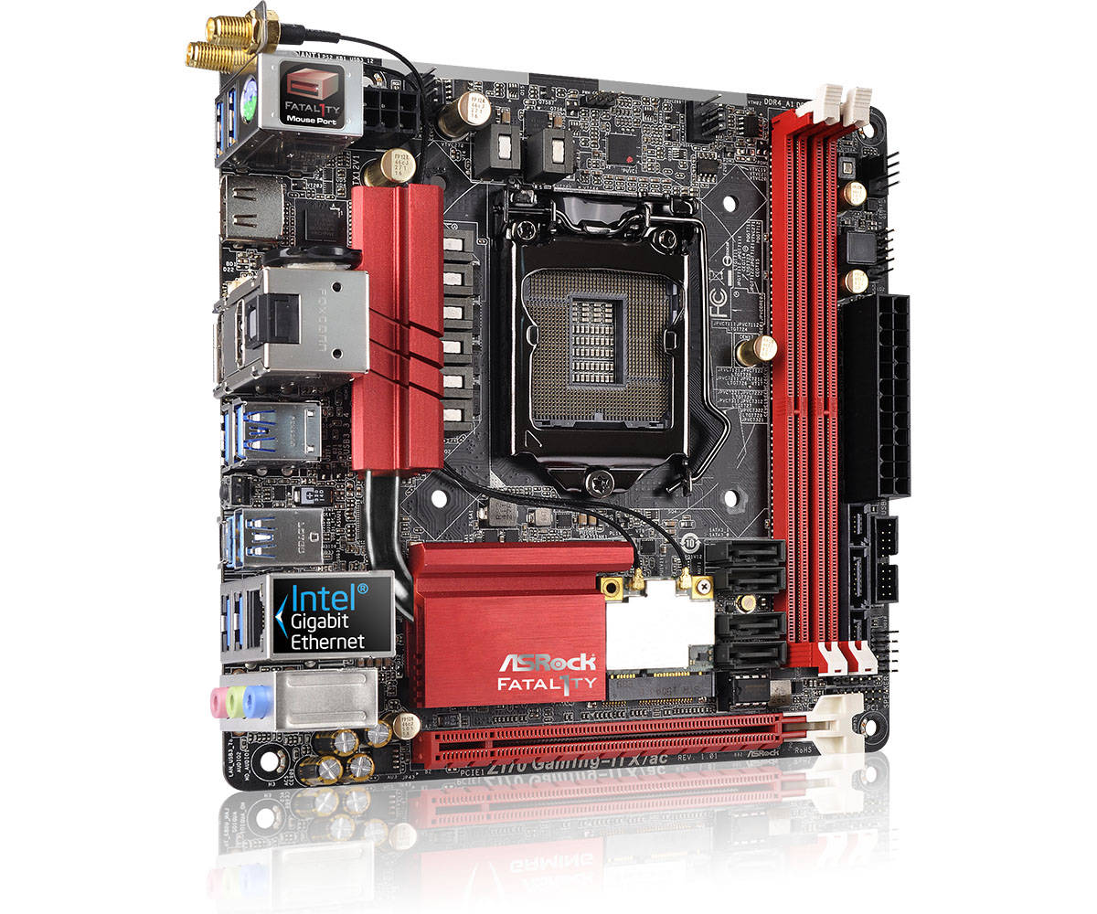 Asrock Fatal1ty Z170 Gaming-ITX/ac - Motherboard Specifications On 